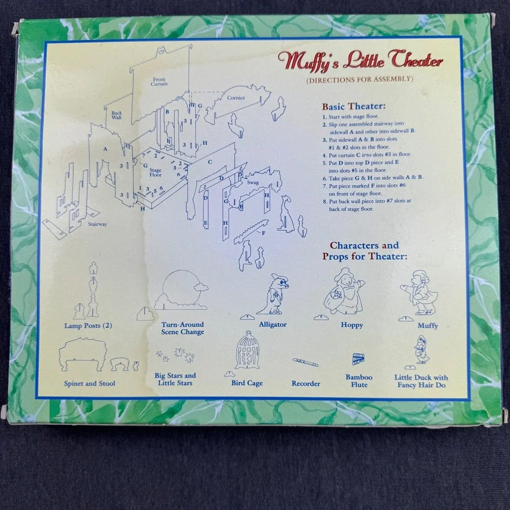 Muffy VanderBear Collection Muffy's Little‎ Theater Play Set 1994
